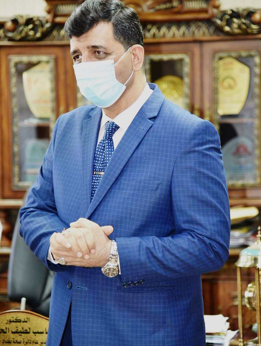مدير عام دائرة صحة بغداد الكرخ الدكتور : جاسب لطيف علي الحجامي