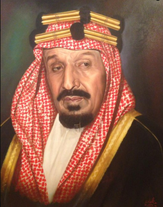 الملك عبد العزيز ملك المملكة العربية السعودية 
