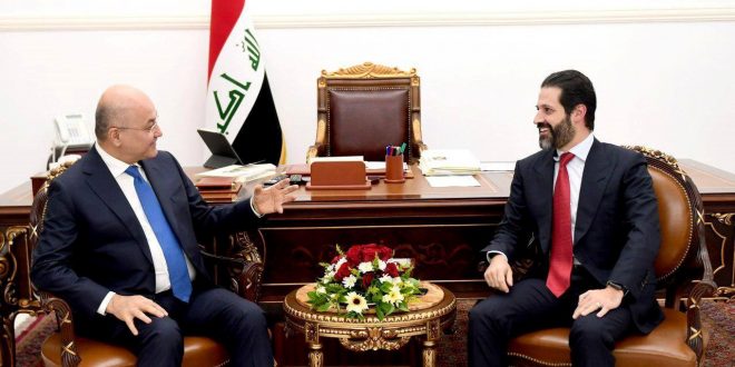صالح و طالباني..نشدد بأهمية الحوار بين بغداد و اربيل