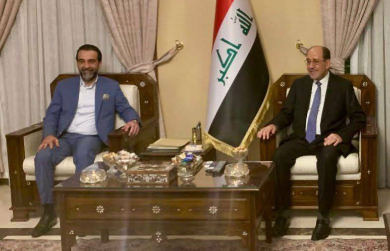 المالكي والحلبوسي يؤكدان ضرورة الإسراع في تشكيل الحكومة الجديدة 2 img 7628