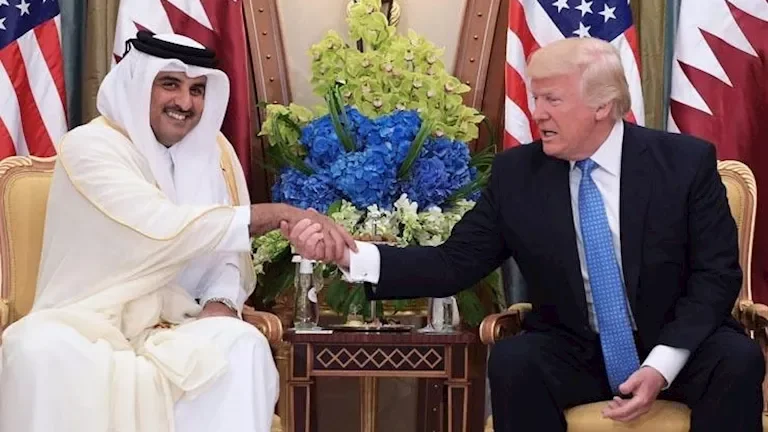 أمير قطر وترامب يبحثان سبل تعزيز التهدئة وخفض التصعيد في المنطقة