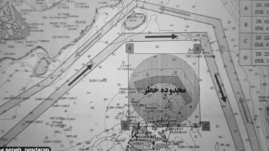 إيران تحدد منطقة سيطرة بحرية جديدة في مضيق هرمز (خريطة)
