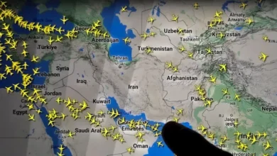 إيران تعلن إغلاق مجالها الجوي غرب البلاد وتقييد حركة الطيران