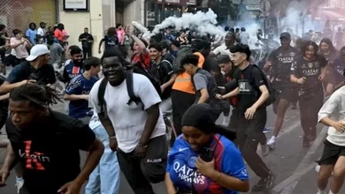 القبض على مشجعين في باريس بعد فوز سان جيرمان بدوري الأبطال