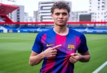 برشلونة يهنئ حمزة عبد الكريم بعد استدعائه لمنتخب مصر في المونديال