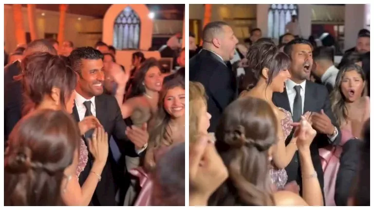 رقص مي عمر ومحمد سامي على أنغام تامر حسني: لحظات مميزة بالصور