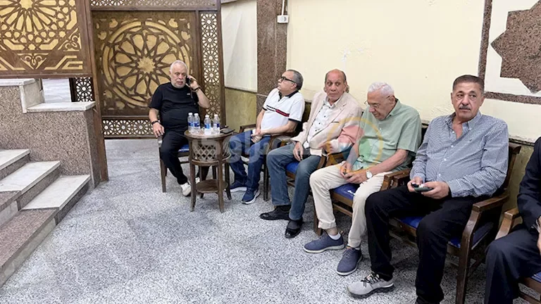 11 صورة من عزاء المنتج غزال الشال في الحامدية الشاذلية بالعراق