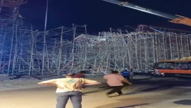 "14 عاملاً يواجهون خطر الموت في موقع إنشاء القطار السريع بأكتوبر"