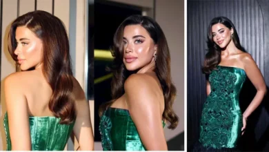 15 صورة لـ يارا السكري بفستان أنيق في أحدث ظهور والجمهور يتفاعل