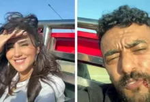 أحمد العوضي يشارك فيديو من كواليس فيلم شمشون ودليلة مع مي عمر
