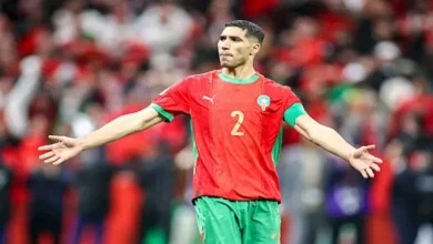 أشرف حكيمي يسجل تاريخاً جديداً مع المغرب في كأس العالم
