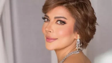 أصالة تتألق بفستان ملكي في إطلالة ساحرة وجذابة