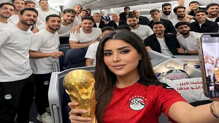 أيتن عامر تؤكد دعمها لمنتخب مصر: "فرقتنا حلوة وجميلة"