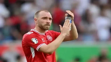 إريكسن يعلق على سقوطه في مباراة الدنمارك وأوكرانيا