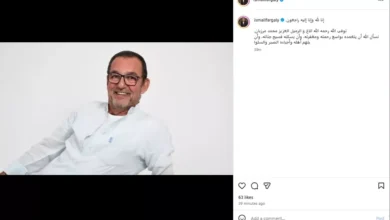 إسماعيل فرغلي ينعي الفنان محمد مرزبان: "الأخ والزميل العزيز"