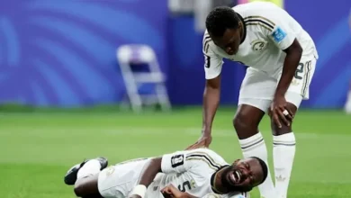 إصابة حسان تمبكتي لاعب المنتخب السعودي خلال مواجهة كاب فيردي في كأس العالم 2026