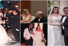 ابنة تامر هجرس ونجل سيد رجب: 25 صورة من حفلات زفاف أبناء النجوم