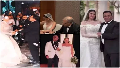 ابنة تامر هجرس ونجل سيد رجب: 25 صورة من حفلات زفاف أبناء النجوم