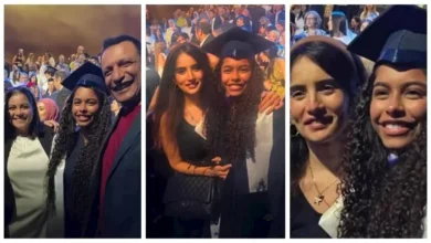 ابنة شيرين عبد الوهاب تحتفل بتخرجها بحضور زينة وغياب والدتها بالصور
