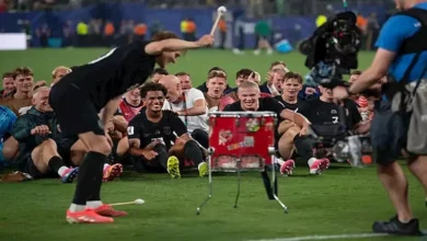 احتفال لاعبي النرويج بعد الفوز على السنغال في المونديال يثير الانتباه