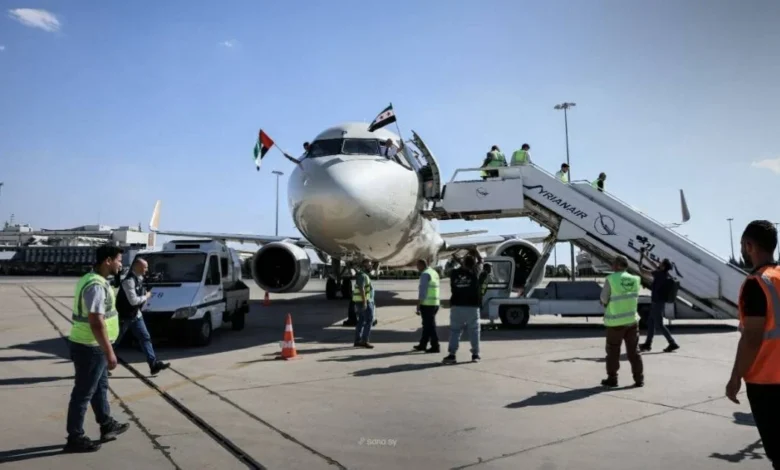 الاتحاد للطيران تستأنف رحلاتها إلى دمشق بأربع رحلات أسبوعياً
