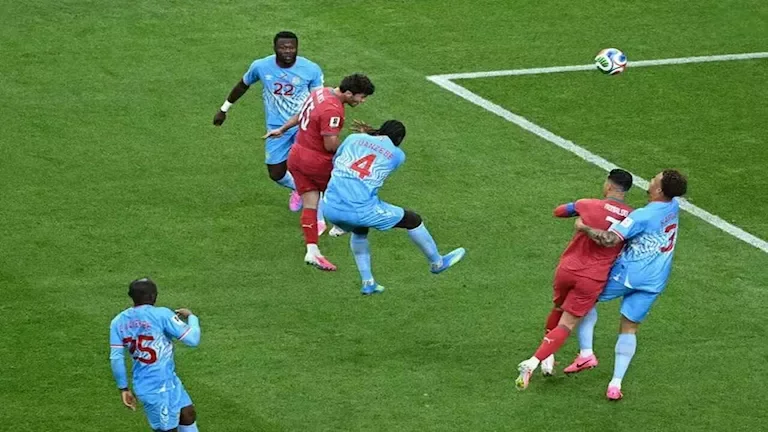 البرتغال تتفوق على الكونغو 1-0 في كأس العالم لحظة بلحظة