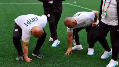 الجهاز الفني لمنتخب مصر يزور ملعب مباراة نيوزيلندا في كأس العالم 3 الجهاز الفني لمنتخب مصر يزور ملعب مباراة نيوزيلندا في كأس العالم