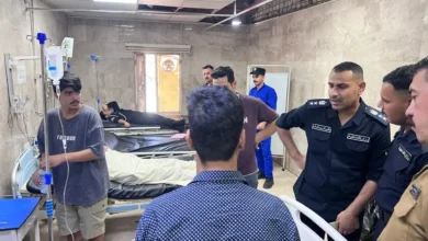 الدفاع المدني يسيطر على حريق في حي الجهاد ببغداد وينقذ شخصين