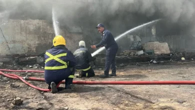 الدفاع المدني يسيطر على حريق في منشأة رياضية شرقي بغداد 1 الدفاع المدني يسيطر على حريق في منشأة رياضية شرقي بغداد