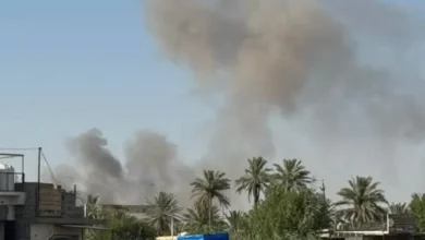 الدفاع: انفجار بمستودع عتاد للحشد الشعبي في معسكر المنصورية دون خسائر