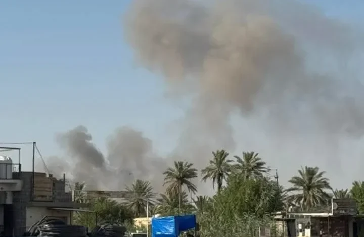 الدفاع: انفجار بمستودع عتاد للحشد الشعبي في معسكر المنصورية دون خسائر