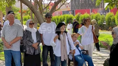 الصور الأولى من جنازة محمد مرزبان بملابس بيضاء تنفيذًا لوصيته