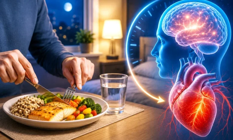 العشاء المبكر: سر لصحة القلب وتعزيز الذاكرة