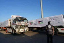 «الفارس الشهم 3»: 64 شاحنة مساعدات إماراتية تصل إلى غزة
