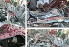 "انقلاب تريلا محملة بالطوب يتسبب في إصابة ركاب سيارة سوزوكي على الطريق الدائري"
