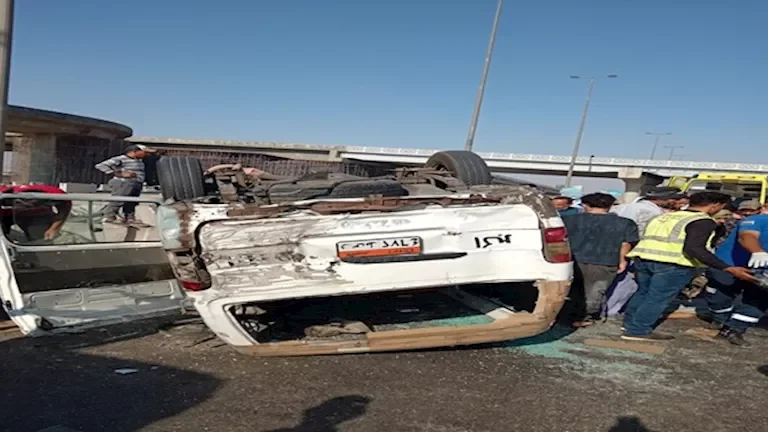 انقلاب ميكروباصين في القاهرة والجيزة يسفر عن إصابة 14 شخصًا
