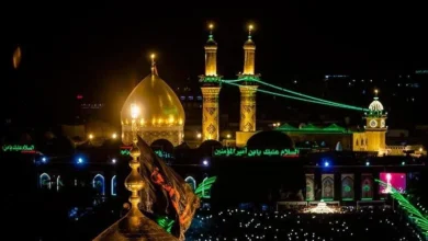 بدء مراسم استبدال الرايات في كربلاء بمناسبة شهر محرم الحرام