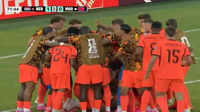بكاء كودي جاكبو بعد هدفه في مرمى المغرب بكأس العالم