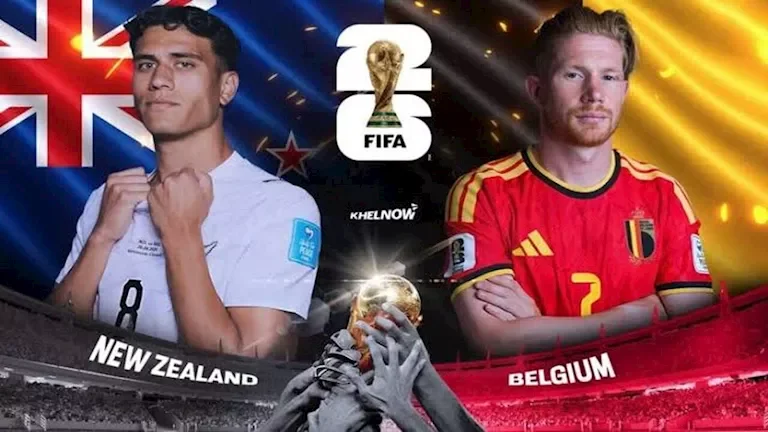 بلجيكا تتقدم على نيوزيلندا 1-0 في نهاية الشوط الأول