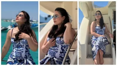 بوسي تتألق بإطلالة صيفية على يخت وسط البحر في 15 صورة مميزة