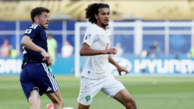 بوعدي: تألقنا وثبتنا قوتنا أمام اسكتلندا