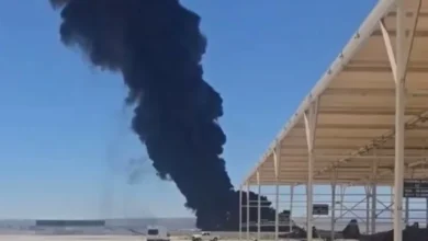 تحطم قاذفة أمريكية B-52 بعد إقلاعها بلحظات يؤدي لمقتل ثمانية أشخاص