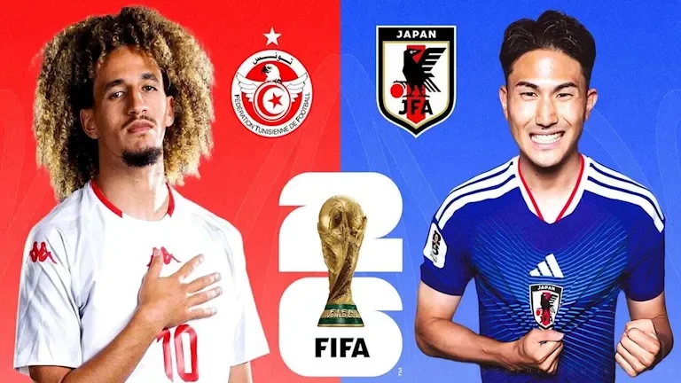 تونس تواجه اليابان (0-2) في الشوط الأول من المباراة 1 تونس تواجه اليابان (0-2) في الشوط الأول من المباراة