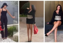جورجينا تتألق بفستان أسود جريء خلال تجوالها في ميامي على السوشيال ميديا