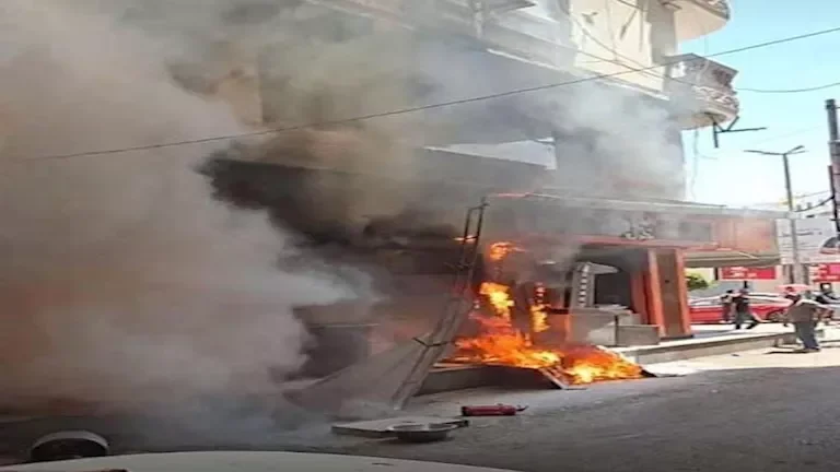 حريق في مطعم شهير بميدان سانت فاتيما يستدعي تدخل 3 سيارات إطفاء