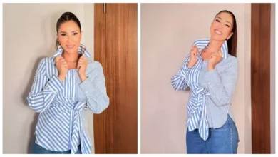 حنان مطاوع تتألق بإطلالة كاجوال والجمهور يشيد بجمالها