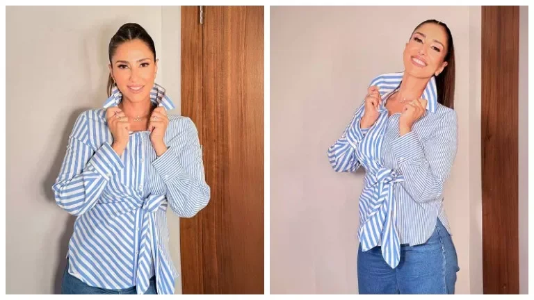 حنان مطاوع تتألق بإطلالة كاجوال والجمهور يشيد بجمالها