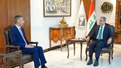 رئيس مجلس القضاء ومحافظ البنك المركزي يناقشان تعزيز الاستقرار المالي