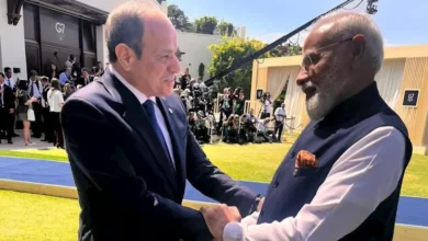 رئيس وزراء الهند يلتقط صورة مع الرئيس السيسي في قمة مجموعة السبع بفرنسا 2 رئيس وزراء الهند يلتقط صورة مع الرئيس السيسي في قمة مجموعة السبع بفرنسا