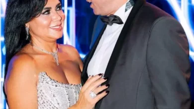 رانيا يوسف تنشر صورة رومانسية مع زوجها لجمهورها عبر السوشيال ميديا